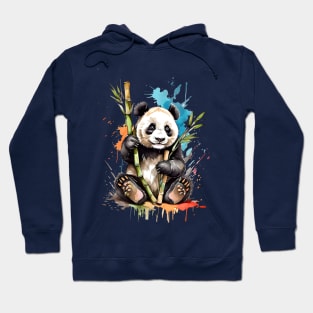 Artistic Panda Portrait V3 Hoodie